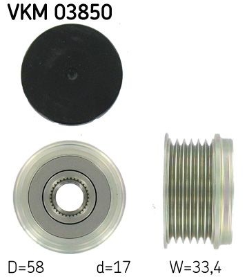 Alternator - sprzęgło jednokierunkowe SKF VKM 03850