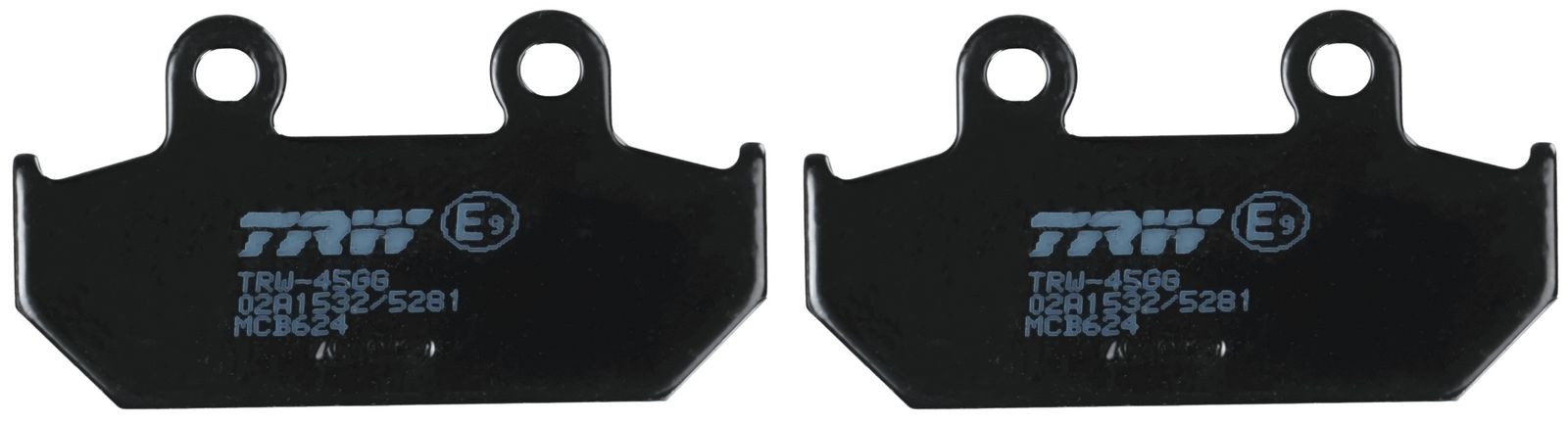 set placute frana,frana disc TRW Organic Allround MCB624