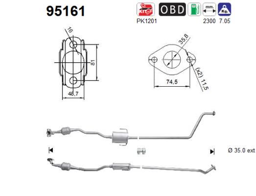 Katalizator AS 95161