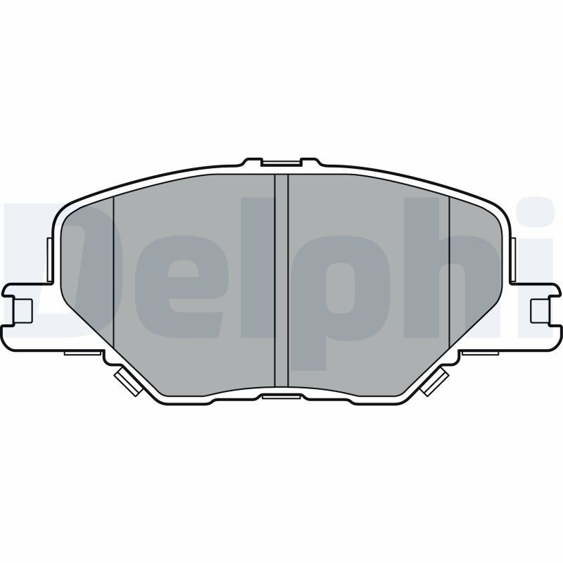 Sada brzdových platničiek kotúčovej brzdy DELPHI LP3370