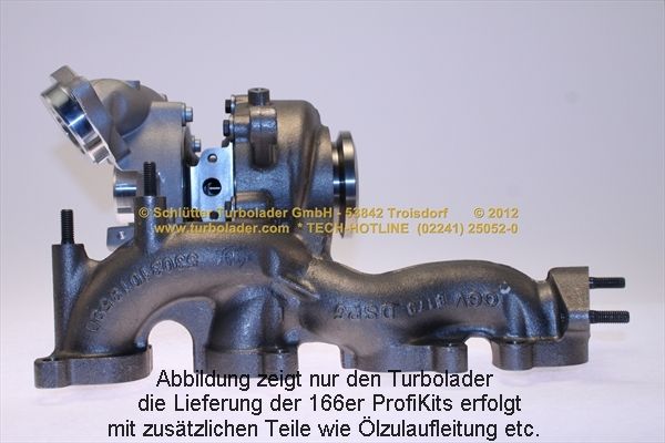 Levně Dmychadlo, plnění SCHLÜTTER TURBOLADER 166-09345
