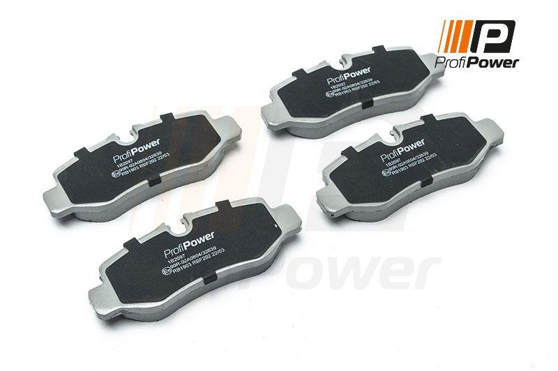 E-shop Sada brzdových platničiek kotúčovej brzdy ProfiPower 1B2097