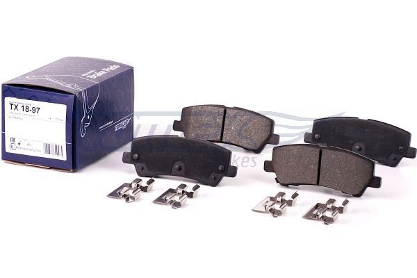 Levně Sada brzdových destiček, kotoučová brzda TOMEX Brakes 18-97