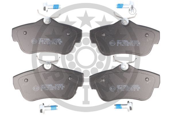 Zestaw klocków hamulcowych, hamulce tarczowe OPTIMAL BP-12300