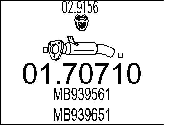 Racord evacuare MTS 01.70710