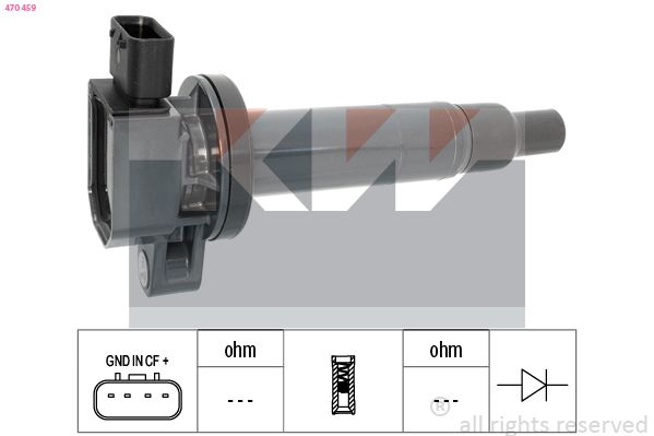 Levně Zapalovací cívka KW 470 459