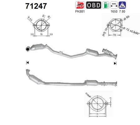 Katalizator AS 71247