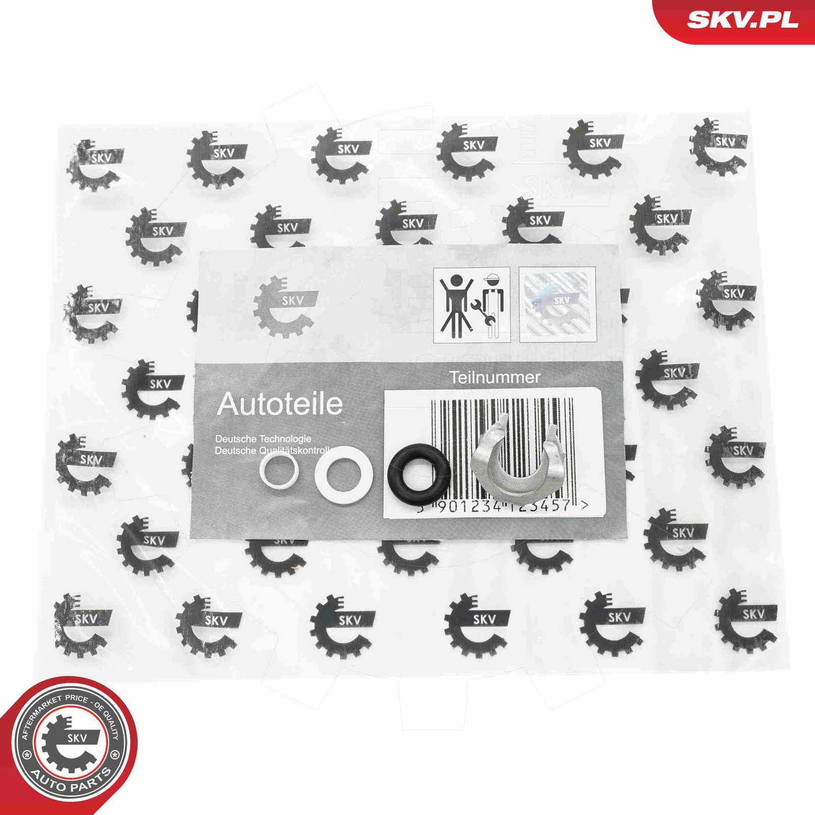 Rõngastihendikomplekt, sissepritseklapp