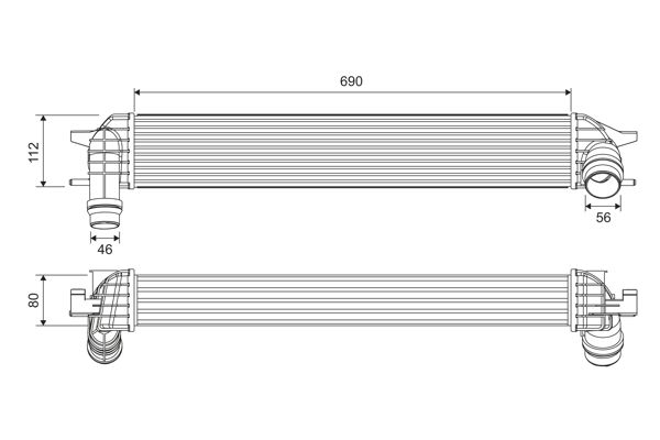 Kompressoriõhu radiaator