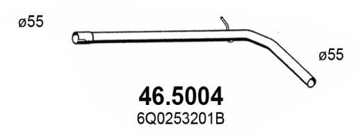 Rura wydechowa ASSO 46.5004