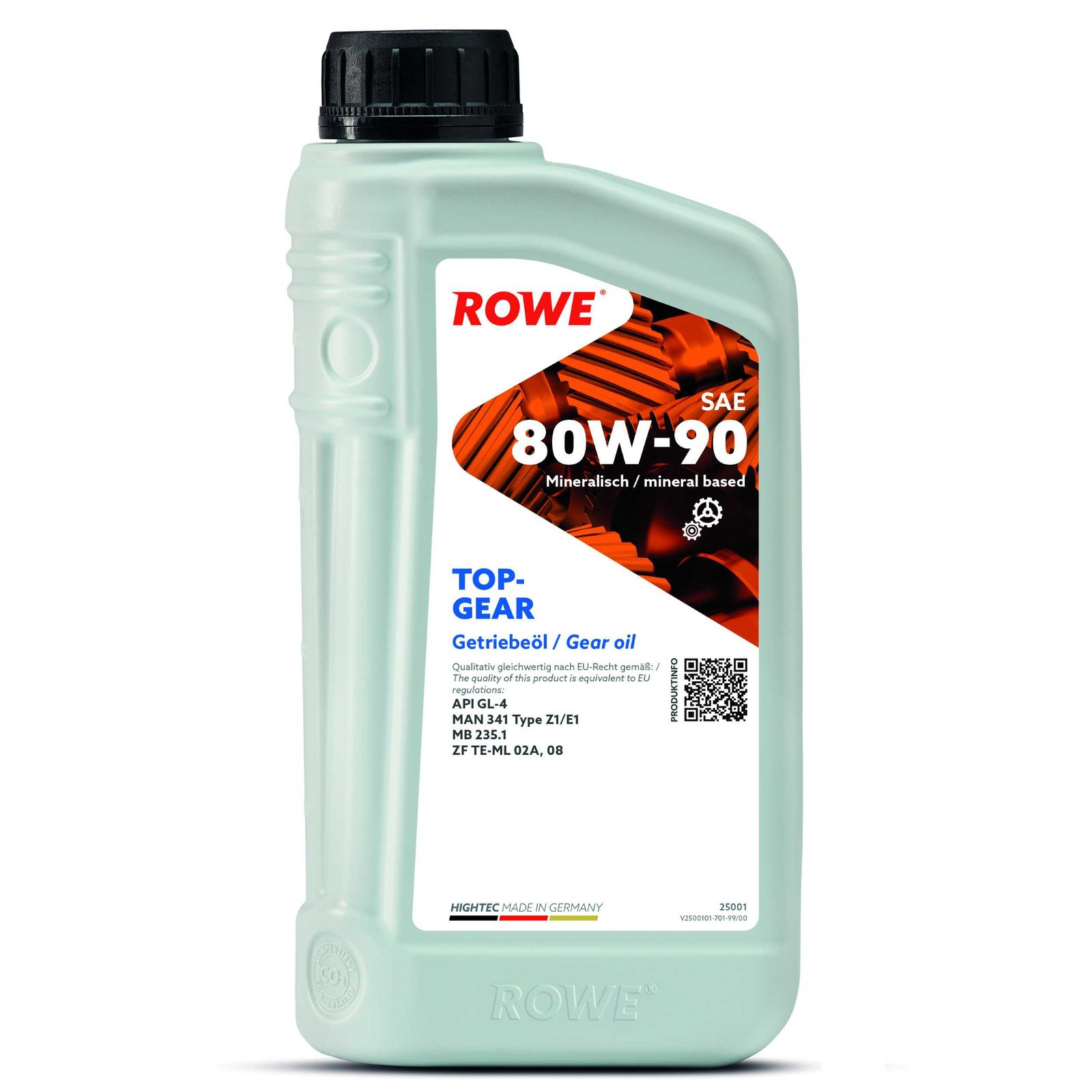 ulei de transmisie ROWE HIGHTEC TOPGEAR SAE 80W-90 25001-0010-99