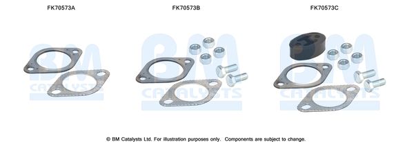 Zestaw montażowy, rura wydechowa BM CATALYSTS FK70573