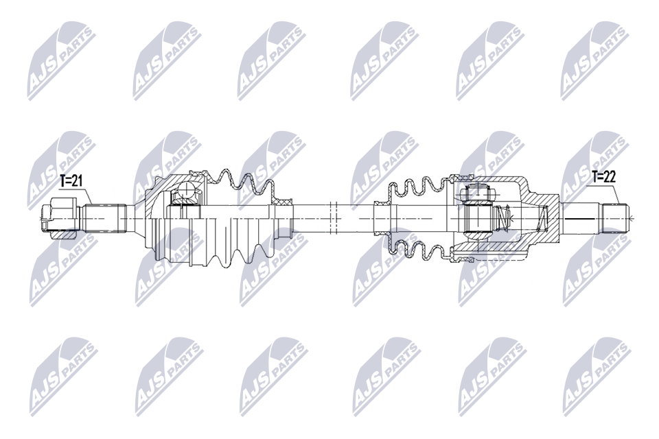 Wał napędowy NTY NPW-CT-176