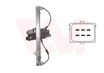 Podnośnik szyby VAN WEZEL 1624269