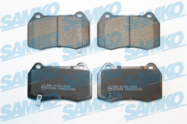 Sada brzdových destiček, kotoučová brzda SAMKO 5SP1358