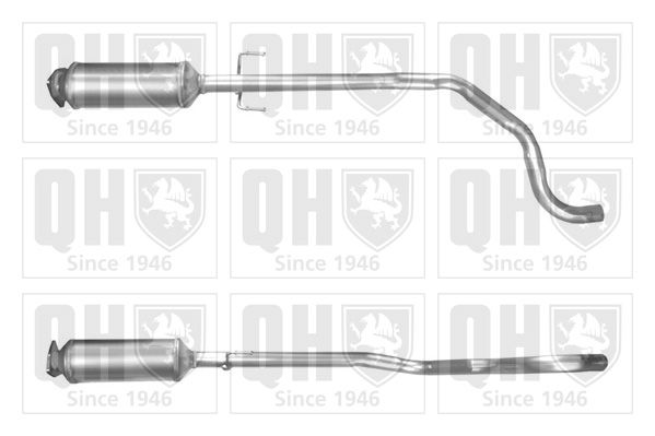 Filtr sadzy / filtr cząstek stałych, układ wydechowy QUINTON HAZELL 5850174