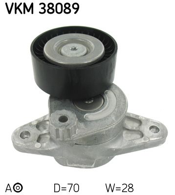 Napínací kladka, žebrovaný klínový řemen SKF VKM 38089