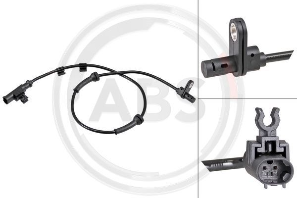 Czujnik, prędkość obrotowa koła A.B.S. 32135