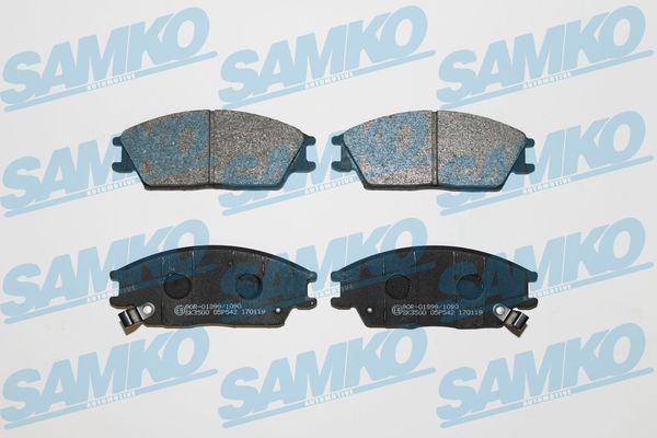 Sada brzdových destiček, kotoučová brzda SAMKO 5SP542