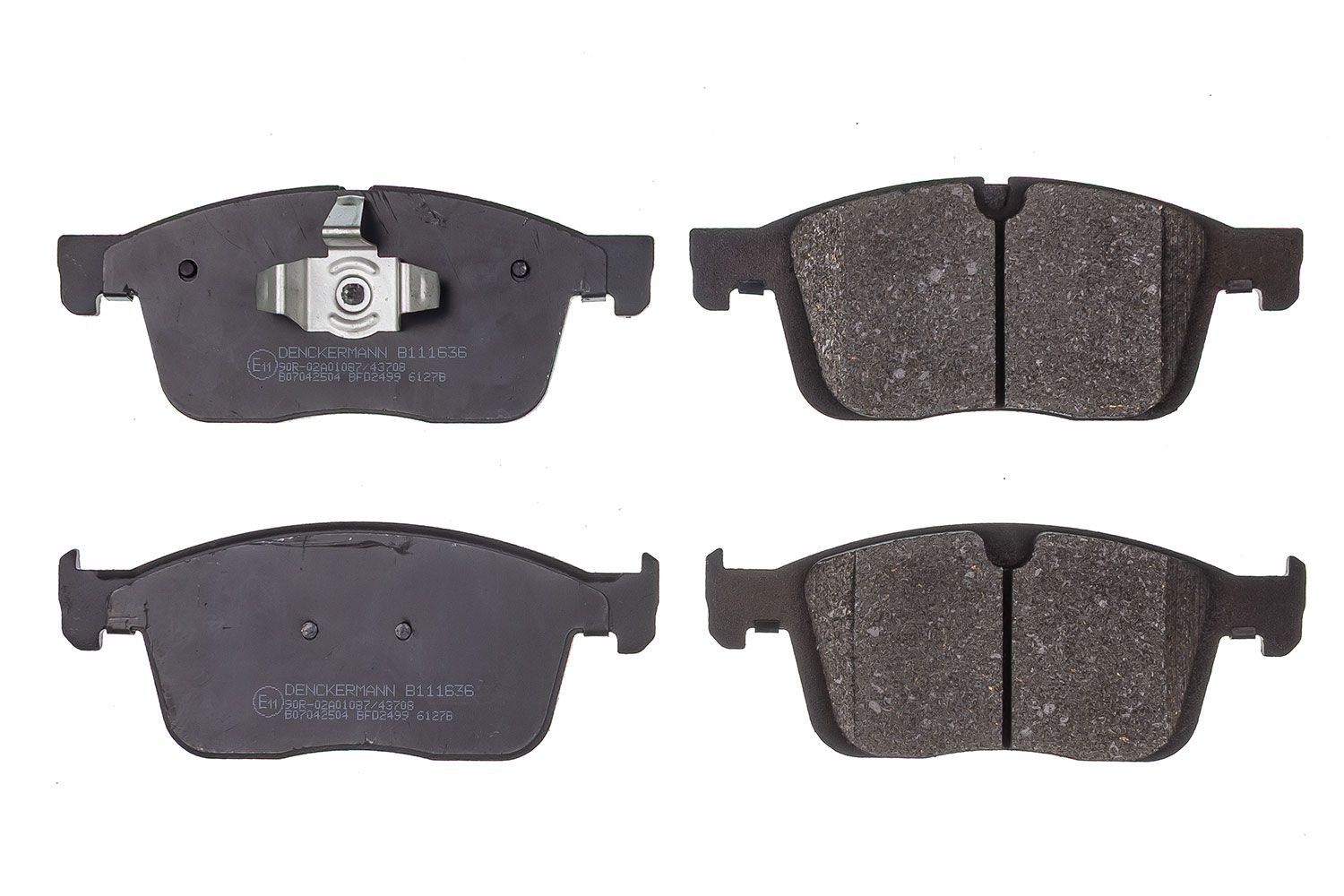 set placute frana,frana disc DENCKERMANN B111636