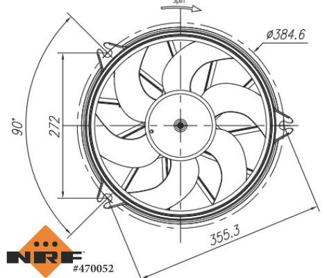 Ventilateur, refroidissement du moteur