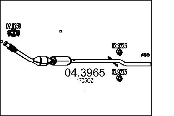 Katalizator MTS 04.3965