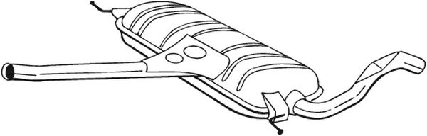 Tłumik środkowy KLOKKERHOLM 283-243