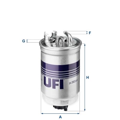 Palivový filtr UFI 24.365.01