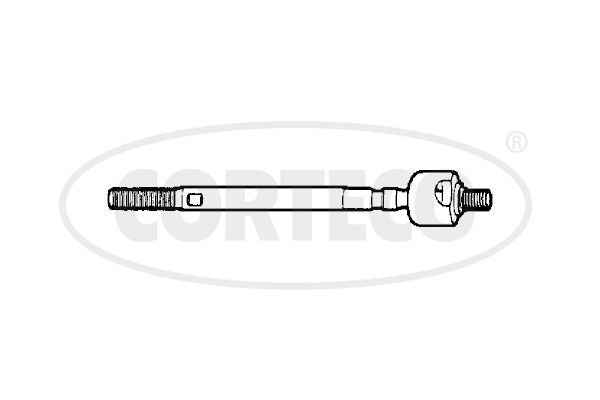 Połączenie osiowe, drążek kierowniczy poprzeczny CORTECO 49401072