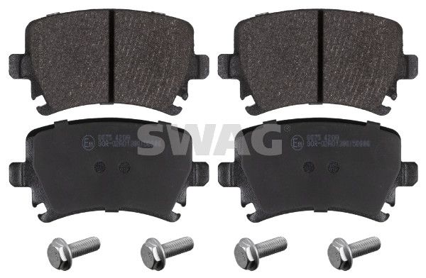 Levně Sada brzdových destiček, kotoučová brzda SWAG 30 91 6540