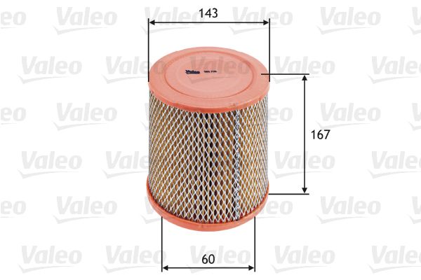 Vzduchový filter VALEO 585726