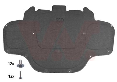 Material amortizare zgomot, nisa motor VAN WEZEL 0592460