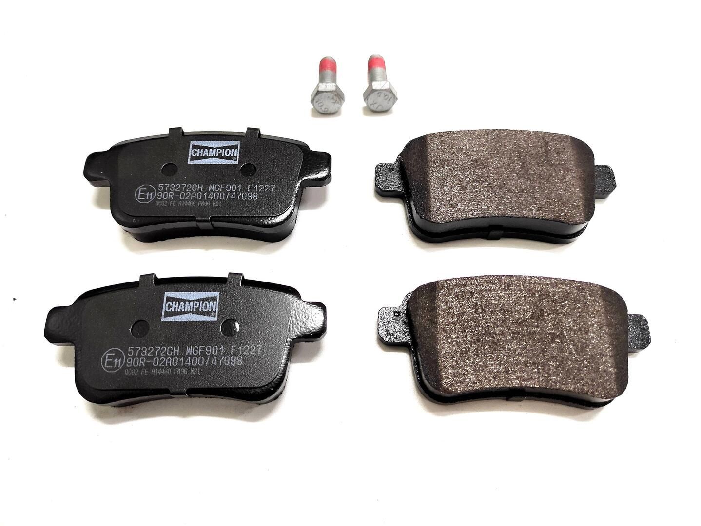 set placute frana,frana disc CHAMPION 573272CH