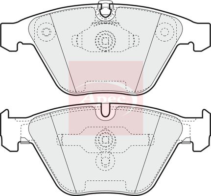 Apec - Front Brake Pad Set