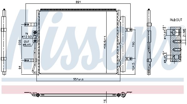 Condensator, climatizare NISSENS ** FIRST FIT ** 940985