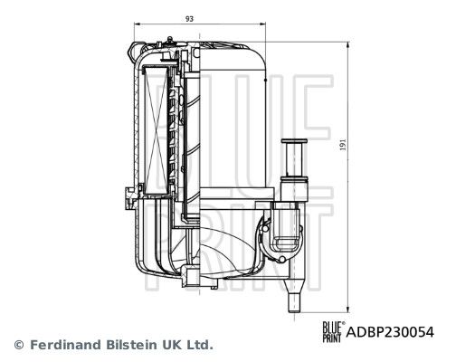 Filtr paliwa BLUE PRINT ADBP230054