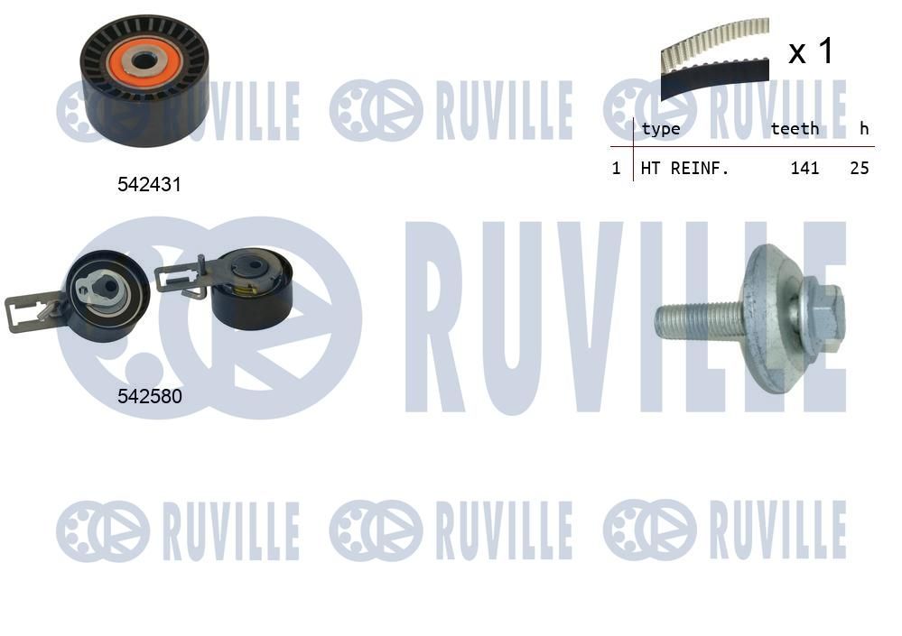 Zestaw paska rozrządu RUVILLE 550369