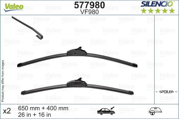 Pióro wycieraczki VALEO 577980