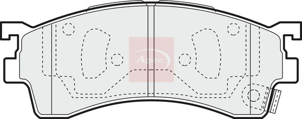 Apec - Front Brake Pad Set