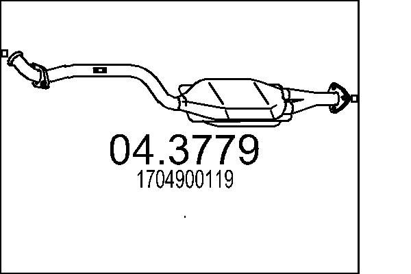 Katalizator MTS 04.3779