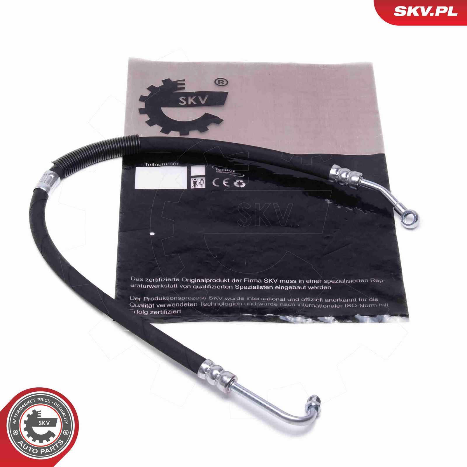 Hidrauliskā šļūtene, Stūres iekārta