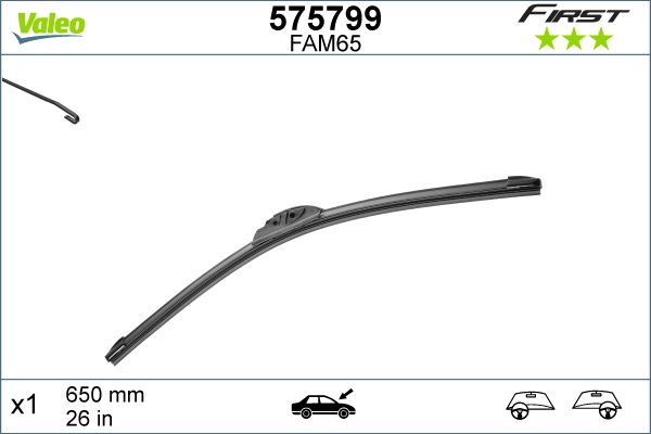 Pióro wycieraczki VALEO 575799