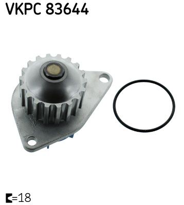 Pompa wody, chłodzenie silnika SKF VKPC 83644