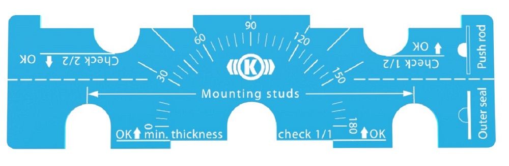 Set frâne, sistem de frânare pneumatic KNORR-BREMSE K108806K50