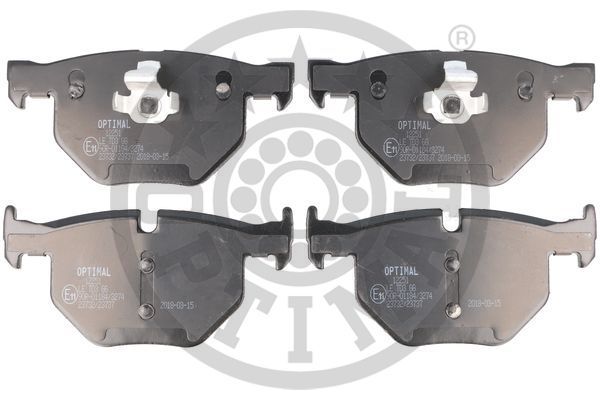 Zestaw klocków hamulcowych, hamulce tarczowe OPTIMAL BP-12251