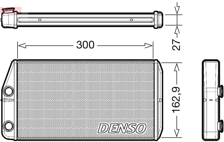Výmenník tepla vnútorného kúrenia DENSO DRR01002
