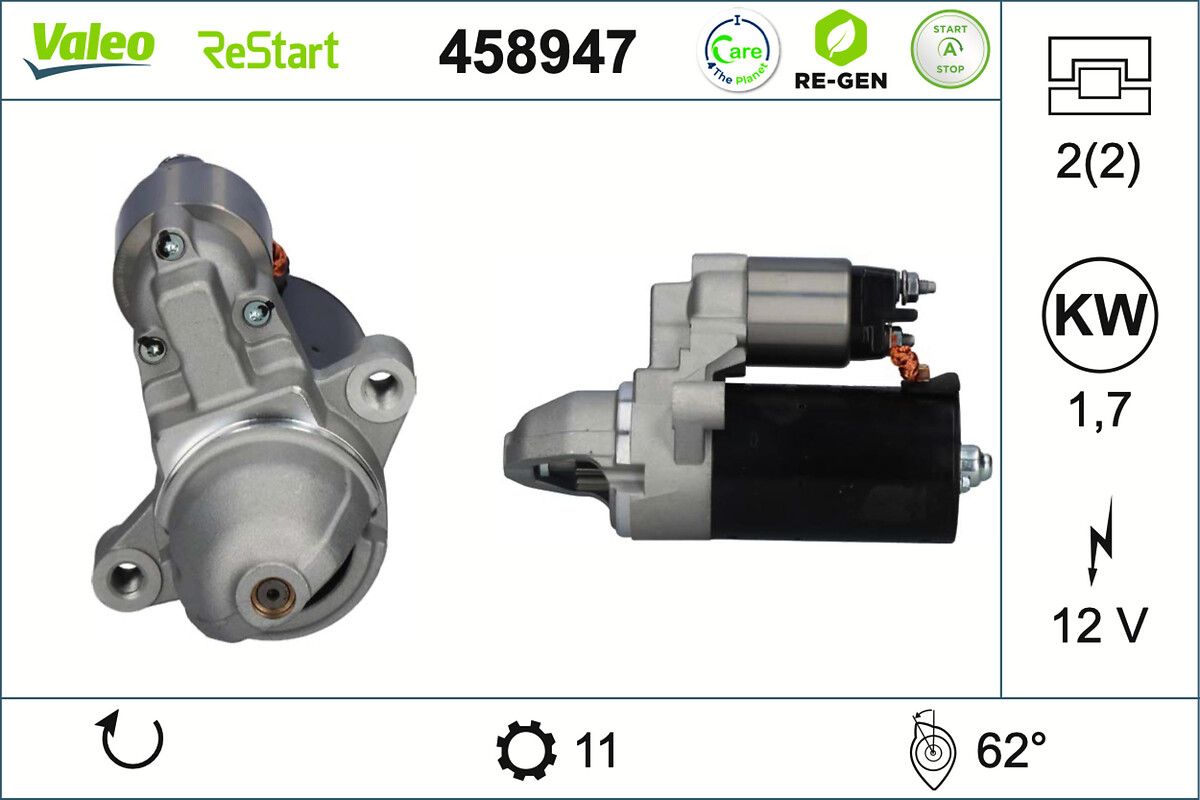 starter VALEO 458947