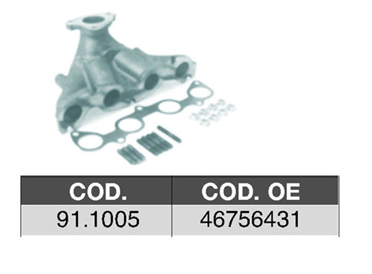 Kolektor, układ wydechowy ASSO 91.1005