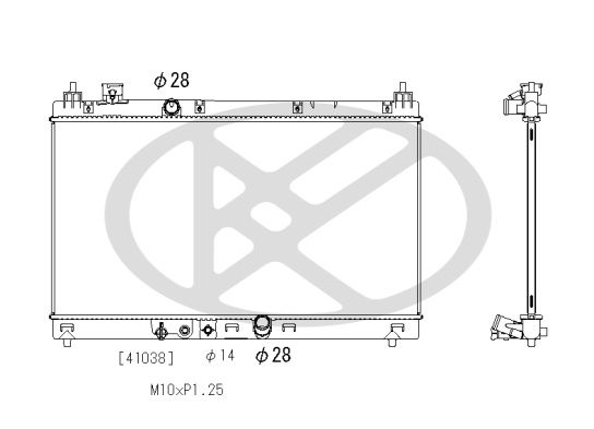 Radiator, racire motor KOYORAD PL082971