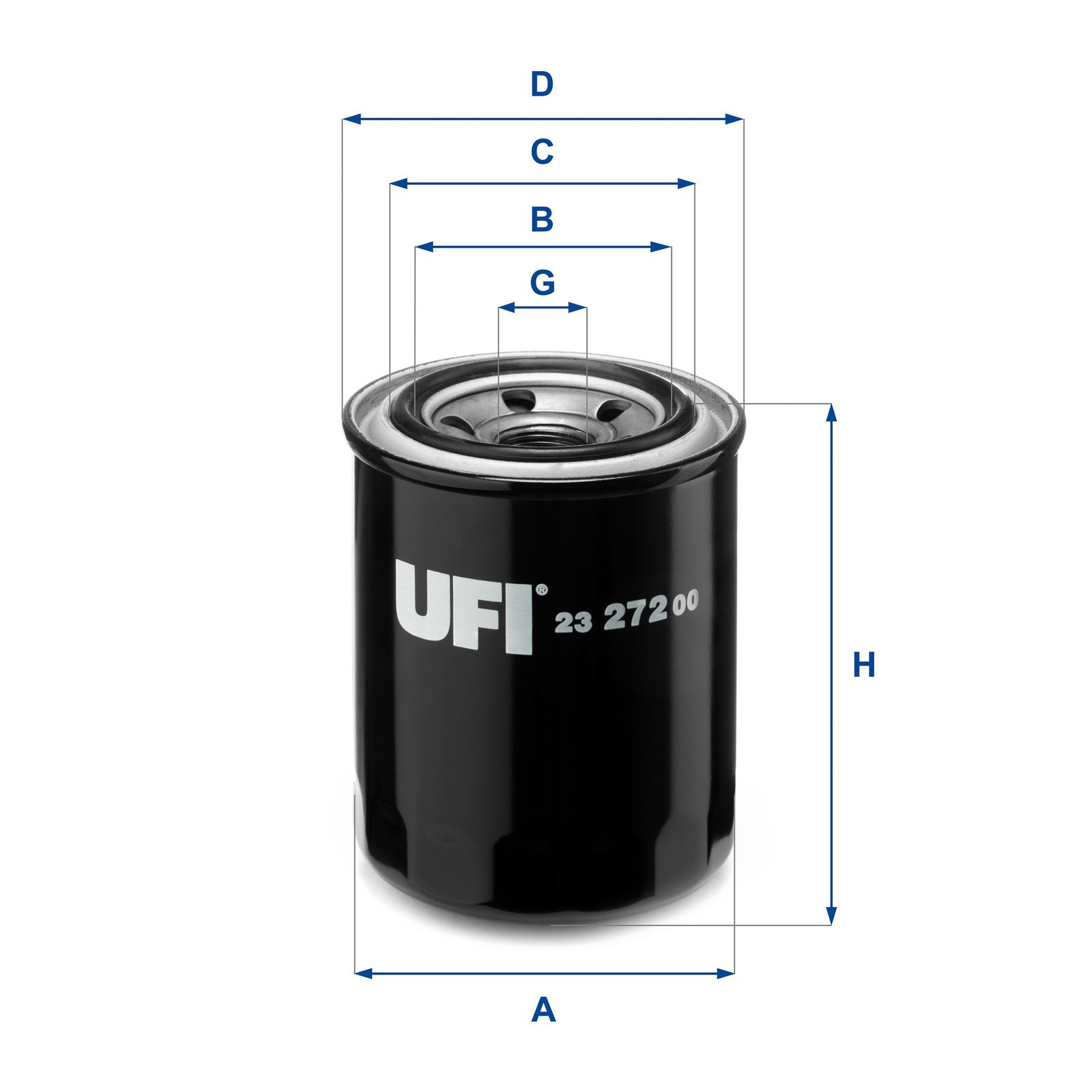 Olejový filter UFI 23.272.00